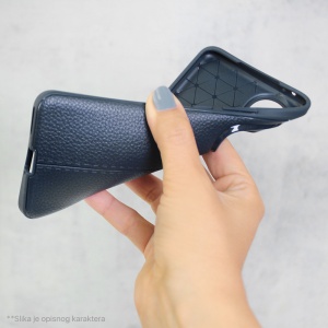 Кожаный чехол для Xiaomi Redmi 13C синий - Img 2