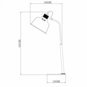 Luna 219 stona lampa 1E27