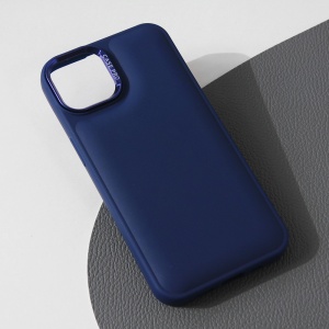 Мягкий чехол-подушка для iPhone 14 6.1 синий - Img 1