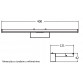 Vesta 238 zidna LED lampa 8W 4000K