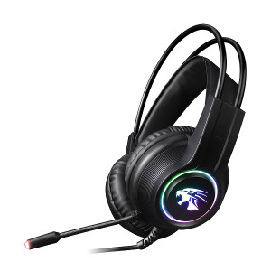 Наушники Omega Varr VH8030 USB 2*3.5 черные