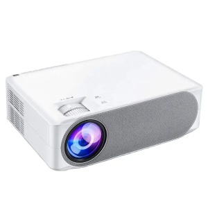 Проектор Zeus Z-Pro FHD 1920X1080/LED LCD/9500LUM(650ANSI)/LAN/BT/WiFi/mirac/BT/HDMI/USB/zvu/Andr 9 - Img 2