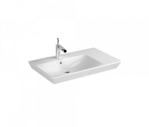 Раковина VITRA T4 80x47см асимметричная - Img 2