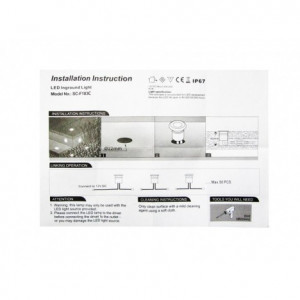 LED svetiljka SC-F103C 0.6W 12V