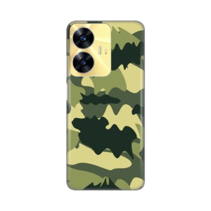 Силиконовый чехол с принтом для Realme C55 Army