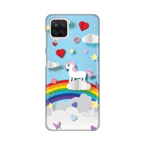 Силиконовый чехол с принтом для Samsung A125F Galaxy A12 Unicorn