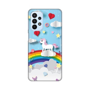 Силиконовый чехол с принтом для Samsung A235F Galaxy A23 4G/5G Unicorn