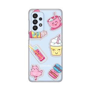 Силиконовый чехол с принтом для Samsung A336B Galaxy A33 5G Ice cream