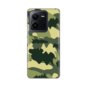 Силиконовый чехол с принтом для Vivo X80 Lite Army