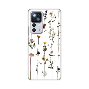 Силиконовый чехол с принтом для Xiaomi 12T Flower