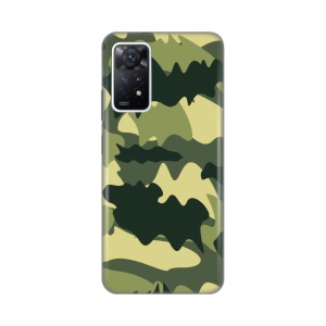 Силиконовый чехол с принтом для Xiaomi Redmi Note 11 Pro 4G/5G/Note 12 Pro 4G Army