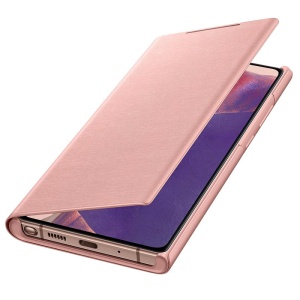 Чехол-книжка Samsung LED View для Galaxy Note 20 бронзовый (EF-NN980-PAE)