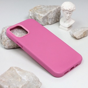 Чехол Beautiful Shine Leather для iPhone 12 6.1 розовый
