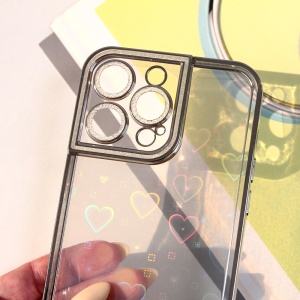 Чехол Heart IMD для iPhone 14 Pro Max 6.7 серебристый - Img 3