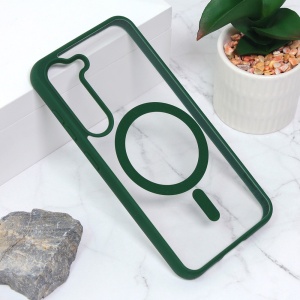 Чехол Magsafe для Samsung S911B Galaxy S23, зеленый
