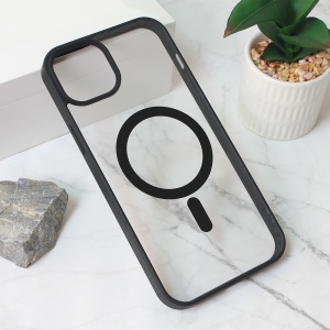 Чехол Magsafe Shining Camera для iPhone 15 Plus 6.7, черный