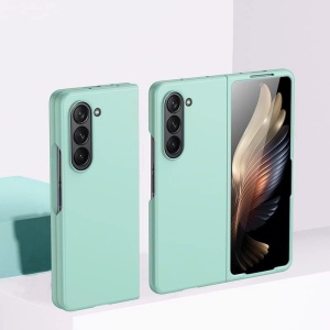 Элегантный складной чехол для Samsung F946B Galaxy Z Fold 5 5G светло-зеленый