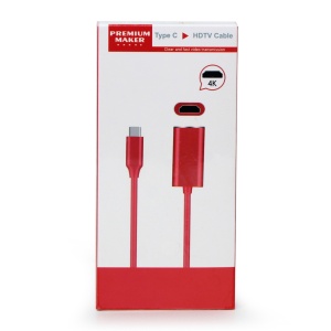 Adapter Type C na HDMI Z crveni - Img 1