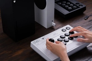 Bežični Arcade gamepad 8BitDo Arcade stick Xbox/Windows/Mapping/Mode Switch/AUX/White - Img 2