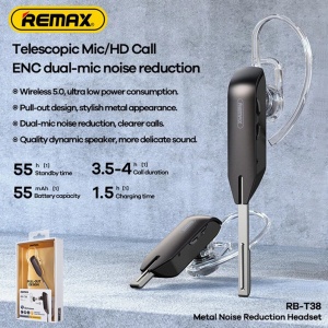 Bluetooth-гарнитура REMAX RB-T38 черная - Img 2
