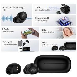 Bluetooth-наушники QCY Arcbuds lite черные - Img 4
