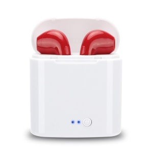 Bluetooth slusalice Airpods i7s TWS crvene HQ - Img 2