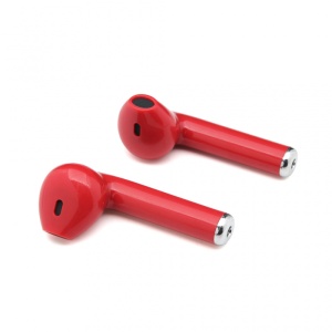 Bluetooth slusalice Airpods i7s TWS crvene - Img 2