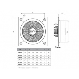 BVN-VENTILATOR 4M 250-BK(WOKS) - Img 3
