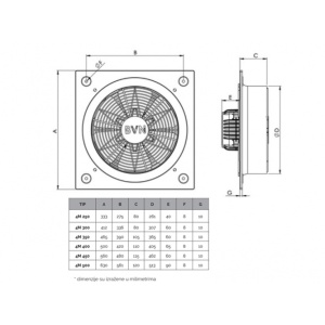 BVN-VENTILATOR 4M 450-BK(WOKS) - Img 2
