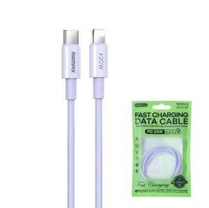 Data kabl REMAX Dofon Series 20W PD Fast Charging 1M RC-C026 Type C na iPhone lightning ljubicasti - Img 3