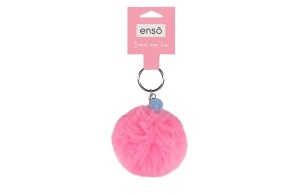 ENSO FLUFFY CHARMS dečiji privezak - pink