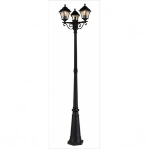 FENJER 1013L STUBNI 3*E27 CRNI IP44 - Img 1