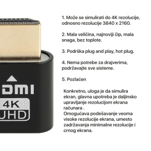 HDMI Dummy load virtual display 4K UHD - Img 3