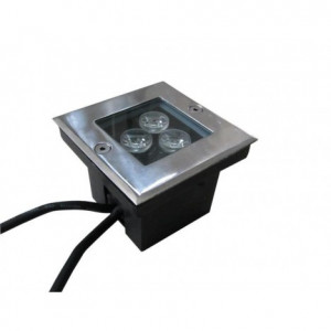 LED SVETILJKA HX-HUG95 PODNA 3W 4200K IP67 NIKL - Img 1