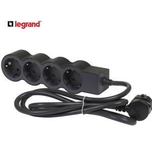LG 694553 PRODUZNI BLOK 4X2P+E 1.5M (CRNA/T.SIVA) - Img 3