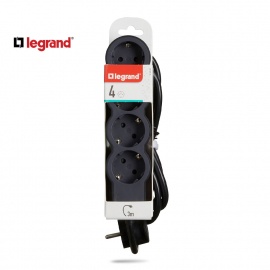 LG 694562 PRODUZNI BLOK 4X2P+E 3M (CRNA/T.SIVA) - Img 4