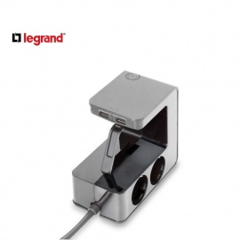 LG 694812 PRODUZNI BLOK SA KACENJEM 4X2P+E 2XUSB-A 1.5M (CRNA) - Img 4