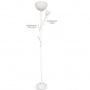 LUNA 184 PODNA LAMPA 1*E27+1*E14 BELA - Img 3
