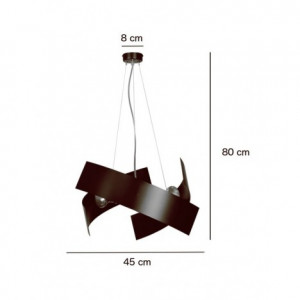 LUSTER EMI 585/4 MODO WENGE 3*E27 - Img 4