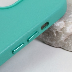 Maska Beautiful Shine Leather iPhone 12 6.1 mint - Img 2