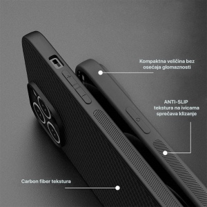 Maska Carbon fiber za Realme C55 crna - Img 3