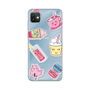 Maska Silikonska Print Skin za Wiko Y82 Ice cream