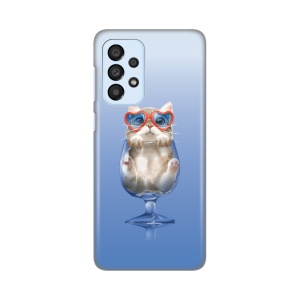Maska Silikonska Print za Samsung A336B Galaxy A33 5G Funny Cat