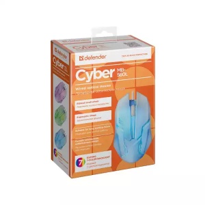 Miš Defender Cyber MB-560L 1200dpi 7Colors Beli - Img 2