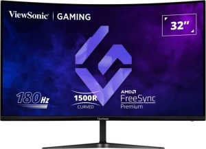 Monitor 31.5 ViewSonic VX3218-PC-MHD 1980x1020/Full HD/VA/1ms/180Hz/HDMI/DP/Zvučnici/Zakrivljen - Img 1