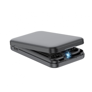 Multifunkcionalni box wireless punjac Budi Magsafe 15W 14 u 1 crni - Img 2