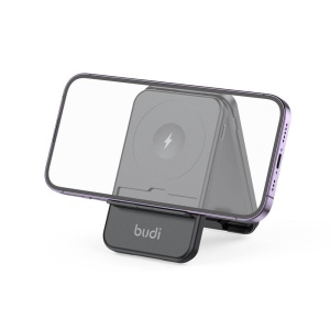 Multifunkcionalni box wireless punjac Budi Magsafe 15W 14 u 1 crni - Img 4