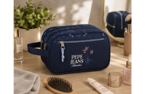 PEPE JEANS LENAY ženski neseser sa 2 pregrade - teget - Img 12