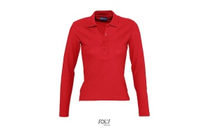 PODIUM ženska polo majica sa dugim rukavima - crvena, XL - Img 4