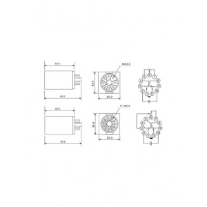 RELE PR 59 220V 3K AC 11PIN - Img 1